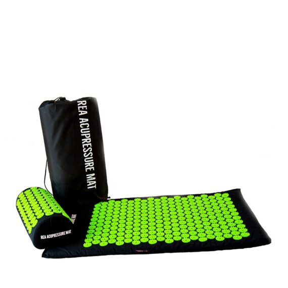 Rea-Acupressure-Mat-Black-Light-Green-with-pillow_900x900-900x900