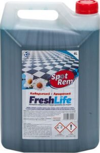 Spot Rem Fresh Life Επαγγελματικό Καθαριστικό Υγρό Γενικής Χρήσης Fresh Life 4lt