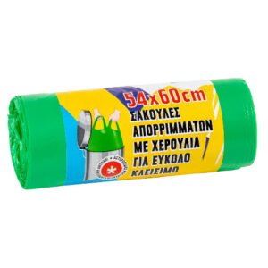 SOLID PACK ΣΑΚ. ΑΠΟΡ. 54Χ60 ΜΕ ΧΕΡΟΥΛΙ (20ΤΜΧ/ΡΟΛΟ)
